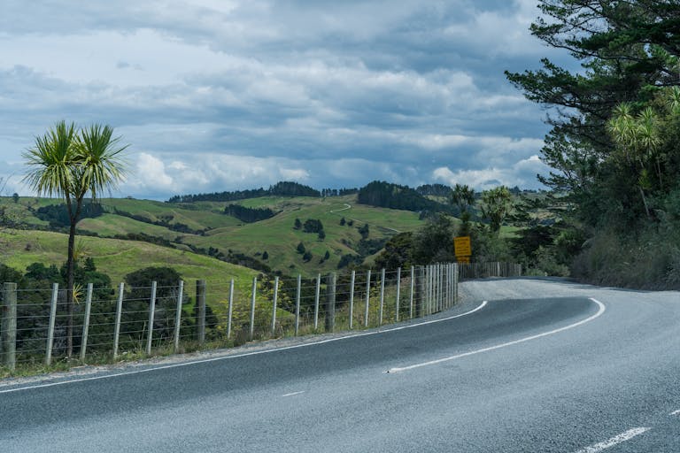 Beautiful New Zealand Landscape north island road trip